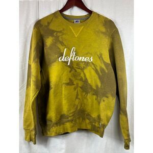 Deftones Sweatshirt Vintage Tye Dyed Metal Rock Embroidered